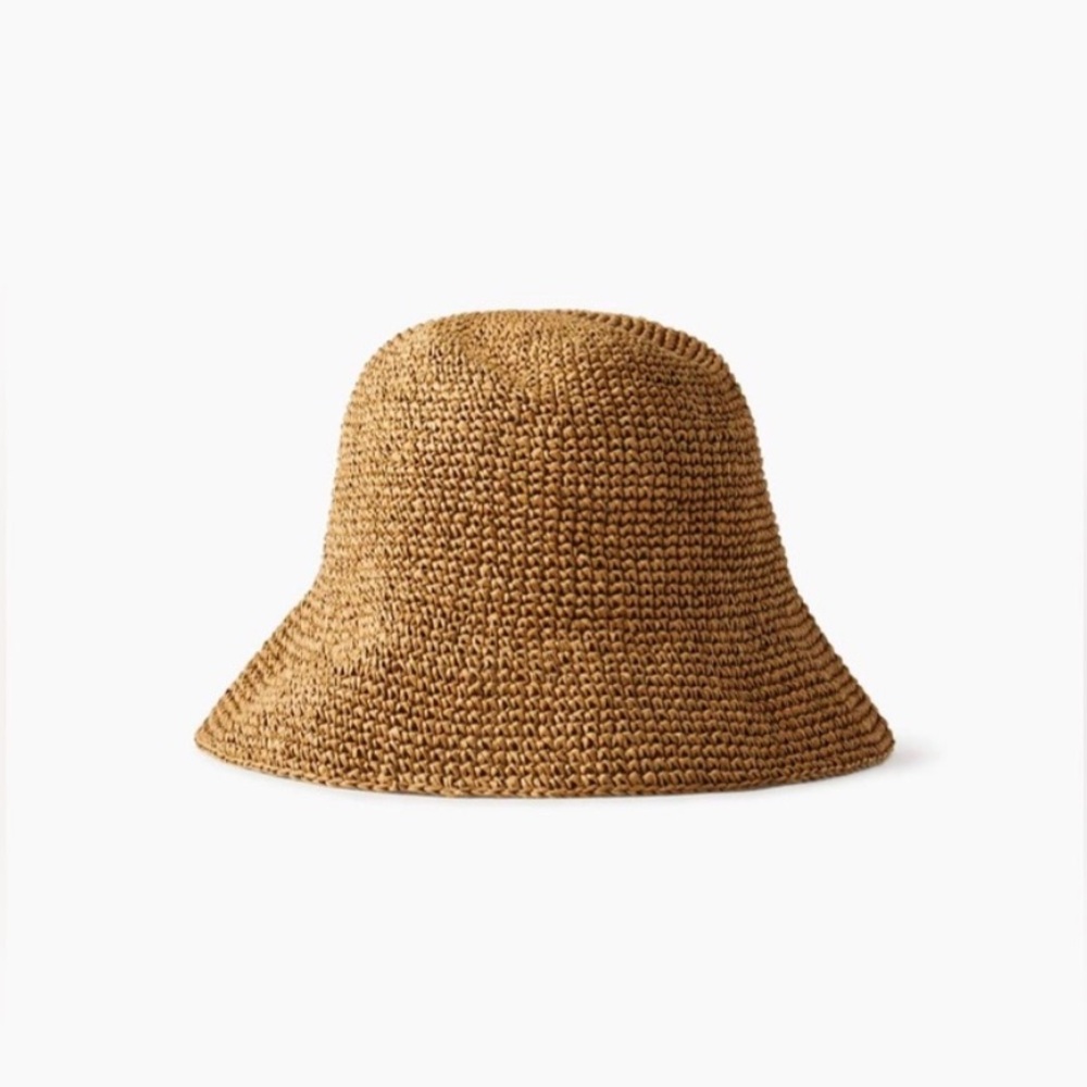 Aritzia Tan Woven Hat